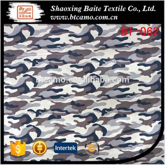 Made in china cotton spandex twill printing camouflage fabric for desert BT-062