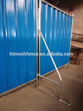 Construction Sites Colorbond Solid Temporary metal hoarding fence