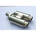 4 &quot;Double Muffler con punte