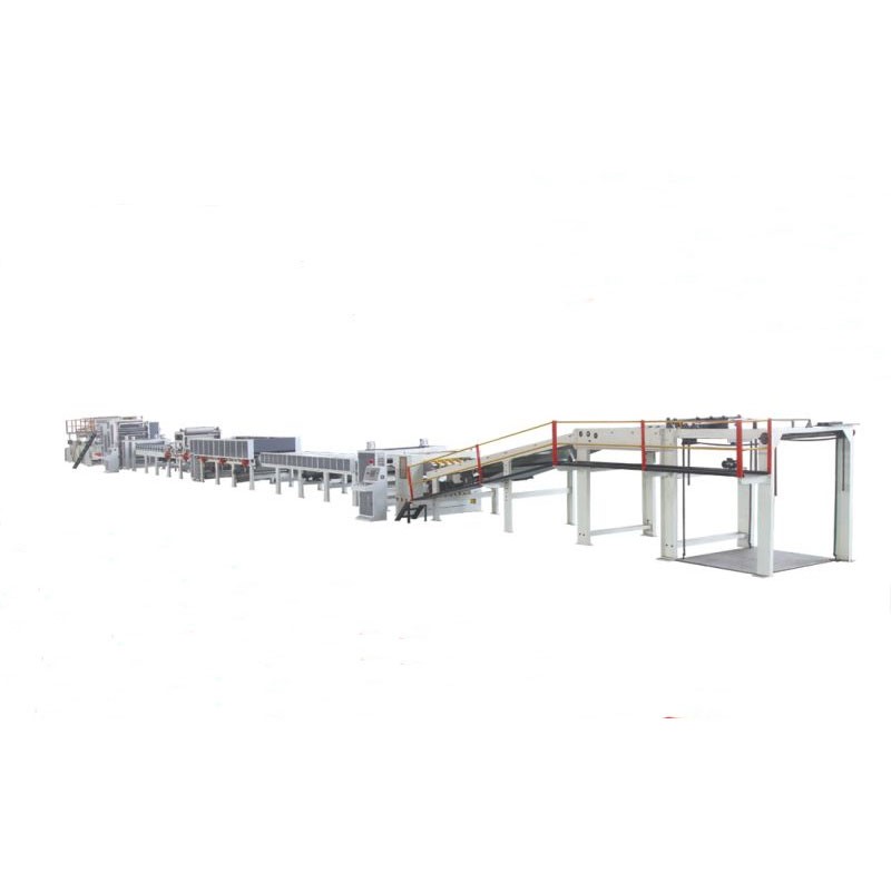 1400 4-layer 4-bracket industrial composite cardboard laminating production line