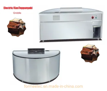 Electric Griddle Japanese Electric Teppanyaki Griddle Machine Arcuate Teppanyaki