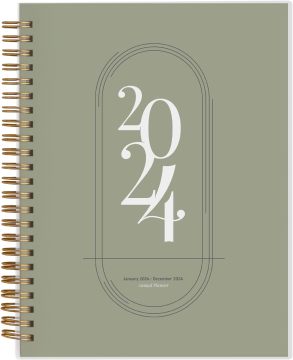 2024 Weekly Planner Organizer with Wire Binding