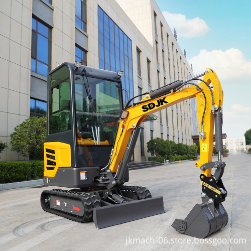 Free Shipping! Kubota Engine Small Mini Excavators - Multifunctional Hydraulic Crawler Diggers, 2 Tons, Used, Cheap
