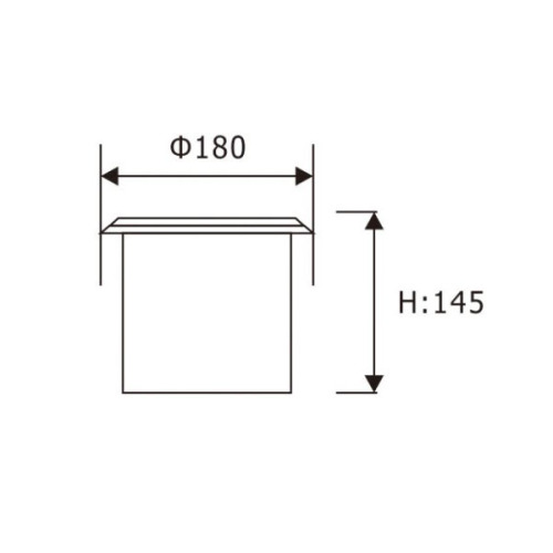 LEDER Thép không gỉ 6000K 12W Đèn LED âm trần