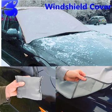 magnetic fabric sun protection windshield covers