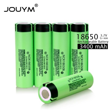 100% Original 18650 Battery 3.7V NCR18650B 3400mah Lithium Powerbank Rechargeable Battery 10A Power Cell Flashlight batteries