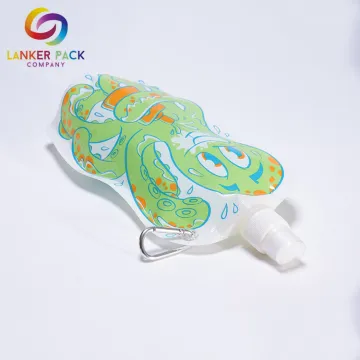 ECO Friendly Reusable Fruit Juice Pouches With Spout