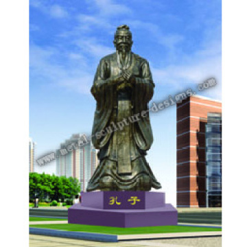 The statue of Confucius