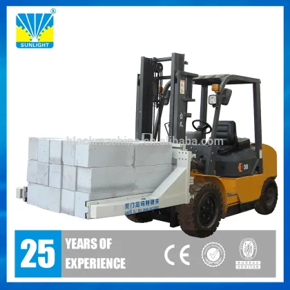 2015 New technical ceramsite aerated concrete block making product line