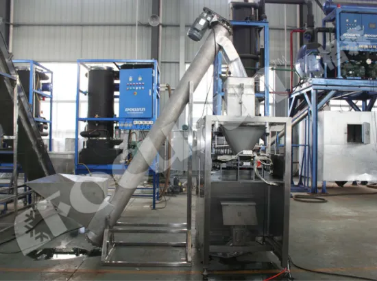 Fully-automatic ice packing machine ice packaging