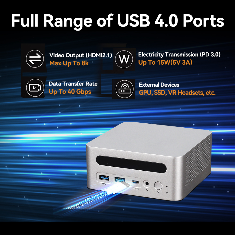 X105 AMD R7/R5 Dual LAN Mini PC