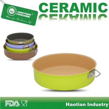 Aluminium ceramic coating Grill Pan