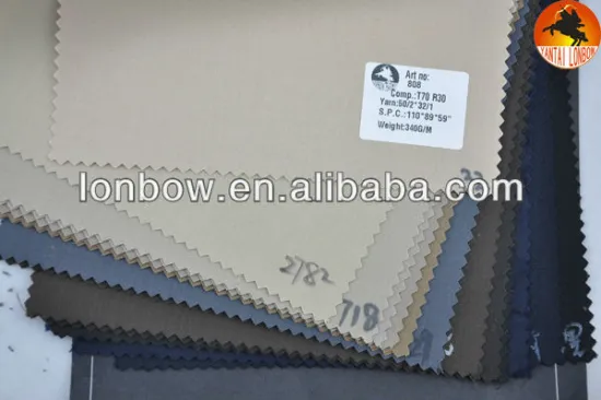 high quality multicolor twill t/r suiting fabric