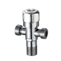 T-shaped Cold Water Chromed Brass Angle Valve