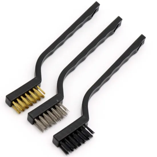 Professional Wire Brush Set for Cleaning Stainless Steel, Brass, and More: Removing Slag, Rust, and Dust