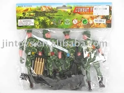 Plastic Toy, Soldier Set(4in1)