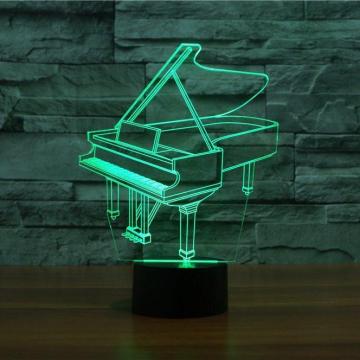 Benutzerdefinierte Foto kreativ 3D Illusion Anime Acryltischlampe LEDs für Kinderzimmerdekoration