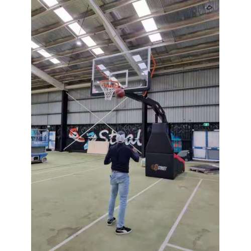 FIBA manual hydraulic Basketball hoop Stand
