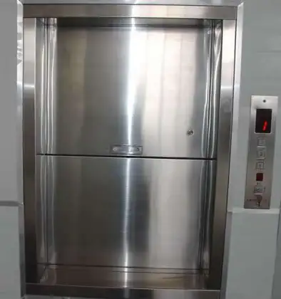 Window type dumbwaiter elevator