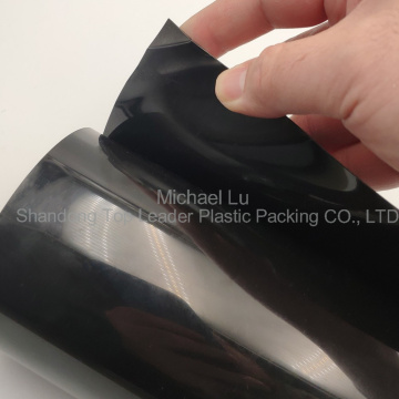 0.45mm Black Opaque Pet lembaran Retardant Flame