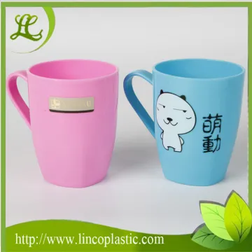 500ml PP Plastic Drinking Cups With Handle