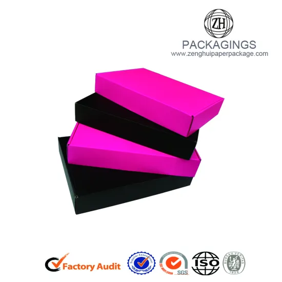 Pure color Panton printing apparel packaging box
