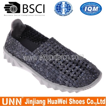 2017 Woven upper men casual sport shoes running shoes