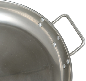 Stainless Steel Frying Pan Without Lid