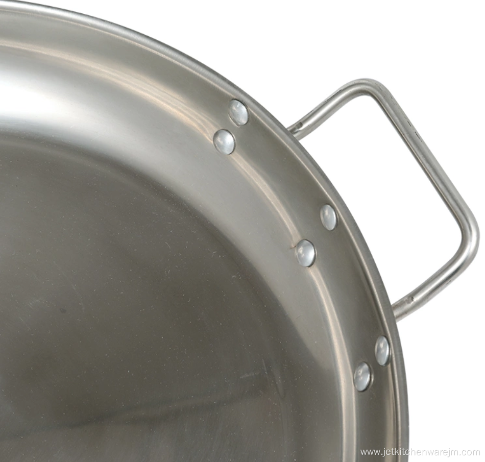 Stainless Steel Frying Pan Without Lid