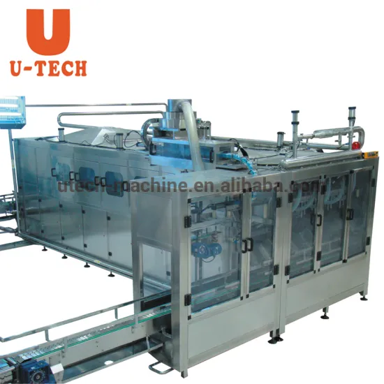 Automatic 5 gallon barrel washing filling capping machine/water bottling machine