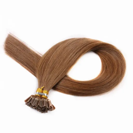 Hot Selling Factory Price 100% Brazilian Human Hair U Tip Hair Keratin Pre-Bonded Cold Fusion Hair Extensions U&Flat&V Tip Hair