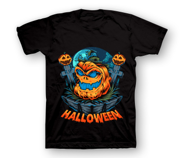 Yunshang Custom High Quality DTF Transfers: Halloween Designs Ready for Press
