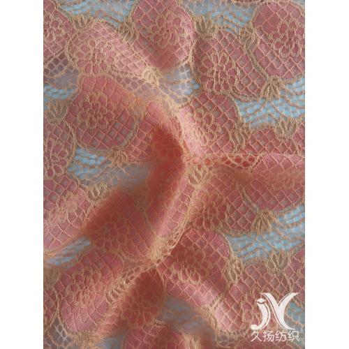 Coral Nylon Cotton Lace
