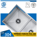 High Quality Kitchen Sink Double Bowl with Drainboard