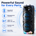 LED Işık Taşınabilir Bluetooth Hoparlör