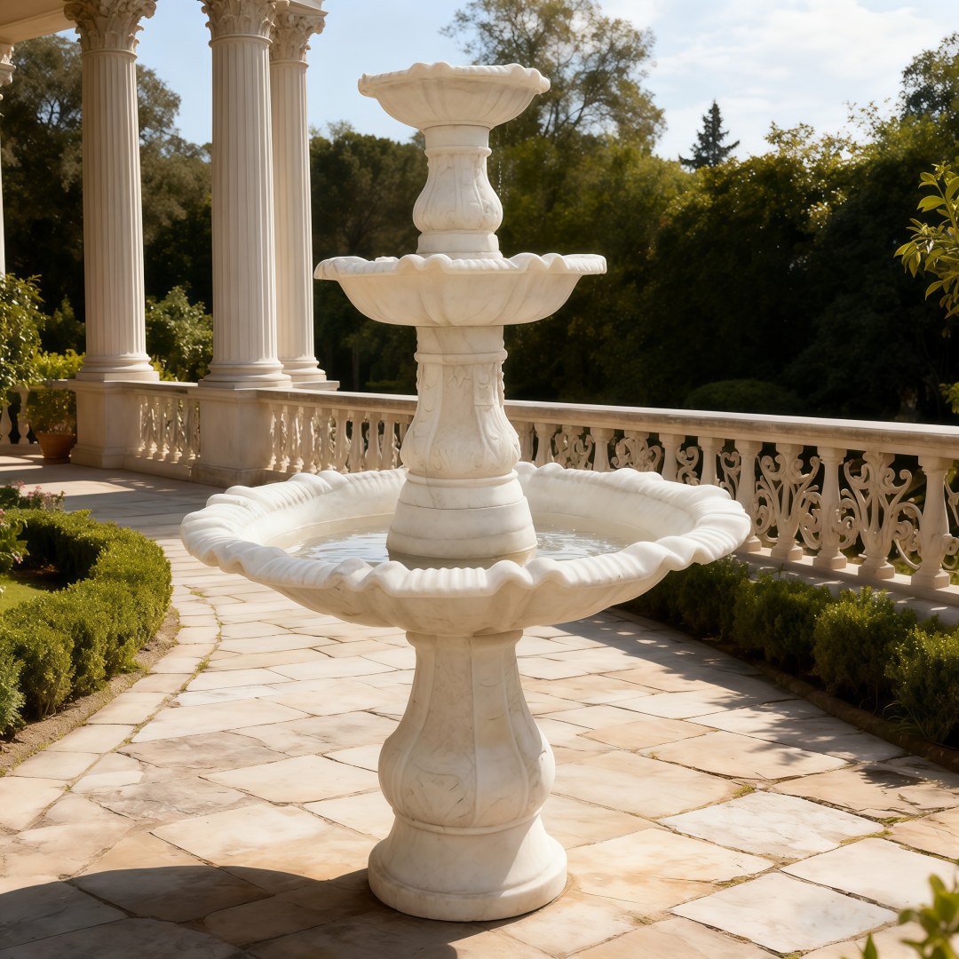 CourtyardMarbleFountainLandscape