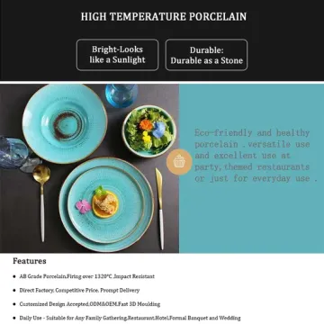 Guangzhou New Product Porcelain Tableware Ceramic Dinner Set