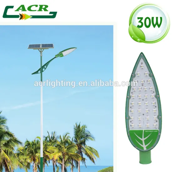 Solar led street light sun energy 12 hours working time 30w