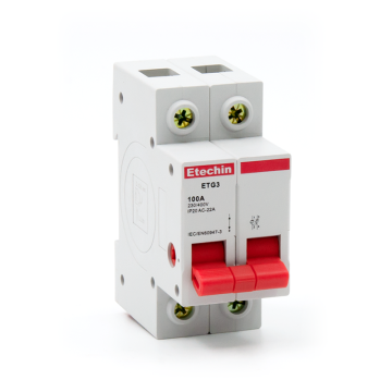 OEM Low Voltage Main Switch Circuit Breaker 40A-125A Disconnect Isolator 6KA 230V/380V