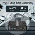 Dual RJ45 LAN RS232 com mini desktop pc