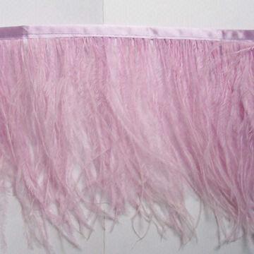 Pink Ostrich Trimming in High Quality and Competitive Price