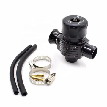 Universal 25mm Dual Port Blow Off Valve (BOV) in Black - Diverter Valve for Dump Valve Function