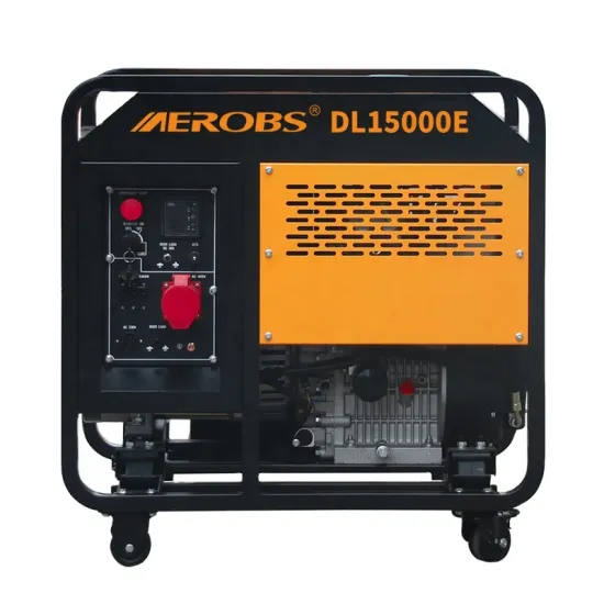Key Start Open-Frame 12kVA Diesel Generator with Twin-Cylinder Air-Cooled Direct Injection Engine