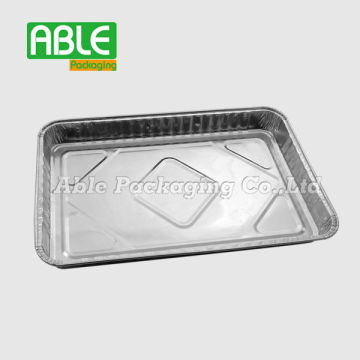 disposable aluminum foil container for cake plate