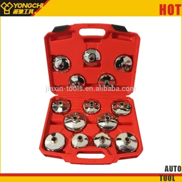 14pcs cup type auto oil filter removal wrench kit