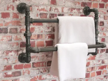 3/4" Pipe Bathroom Malleable Storage Old Victorian Style