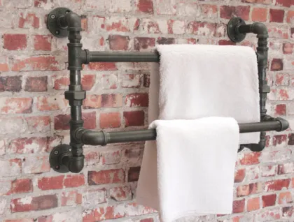 Large Industrial Steampunk 3/4" Pipe Bathroom Water Pipes