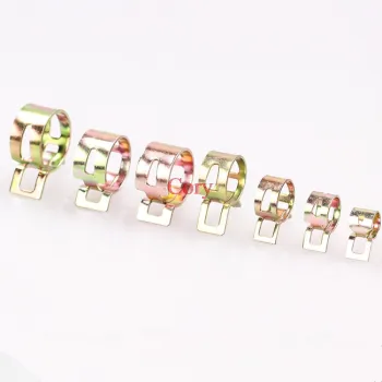 4mm-25mm Pipe Clamps for choose Fuel Spring Clip Vacuum Silicon 65Mn Autos Autos Spring Clip Fuel Oil Water Hose Clamp