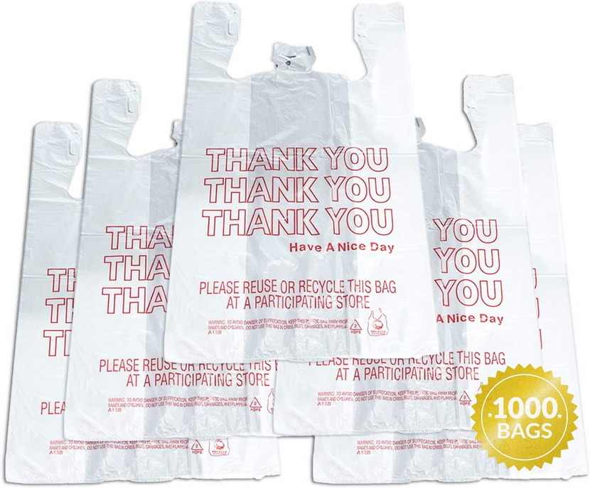 Retail Grocery Printed Custom Plastic Packaging Shopping Bag Used for Supermarkets and Households