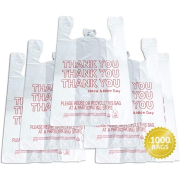 Retail Grocery Printed Custom Plastic Packaging Shopping Bag Used for Supermarkets and Households
